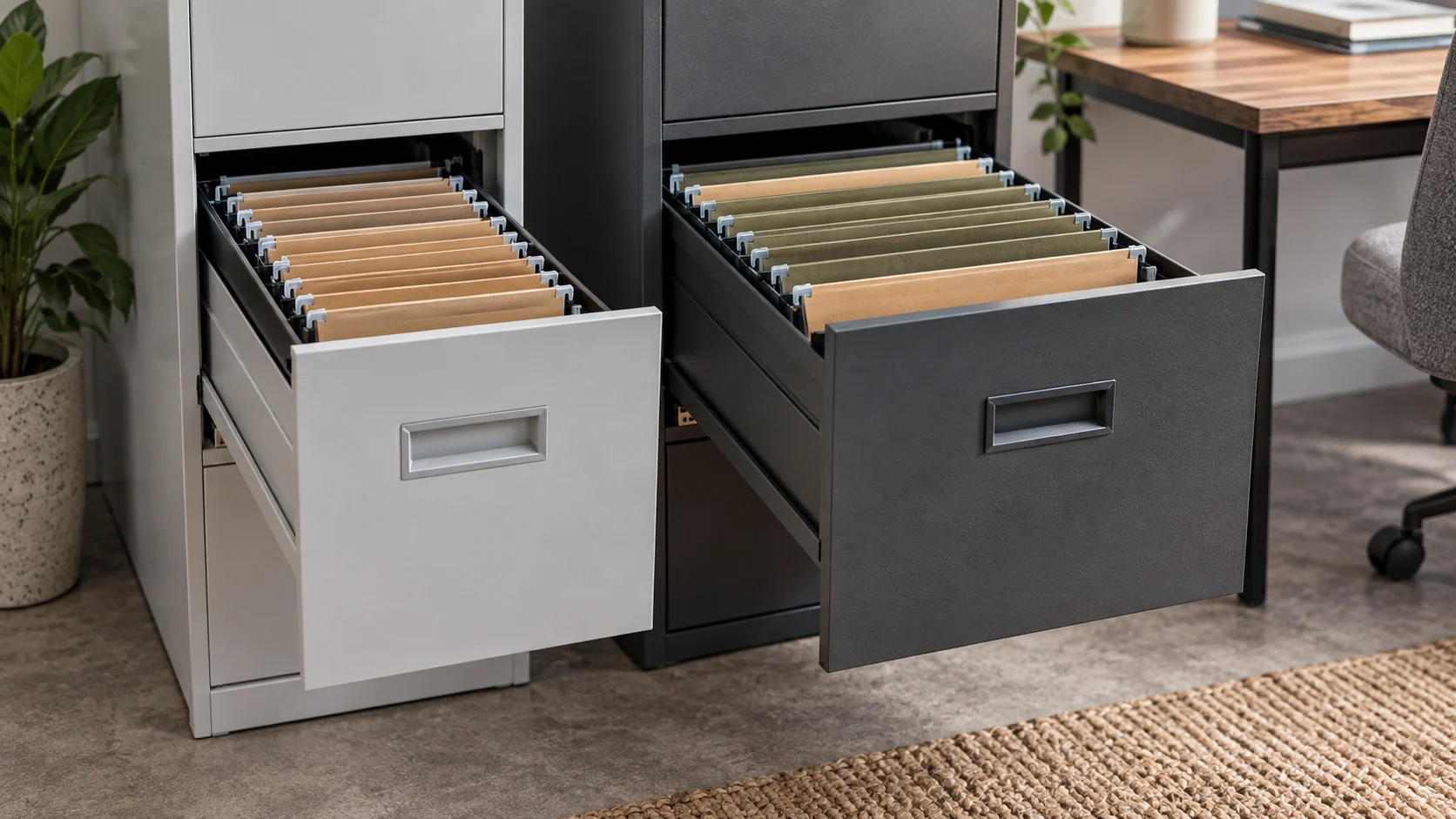 A4 vs foolscap filing cabinets: match the folders to the rails