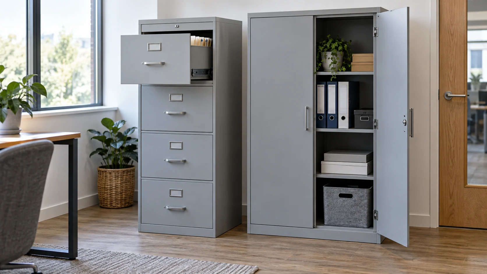Filing cabinets vs office cupboards: buy for the contents, not the empty space