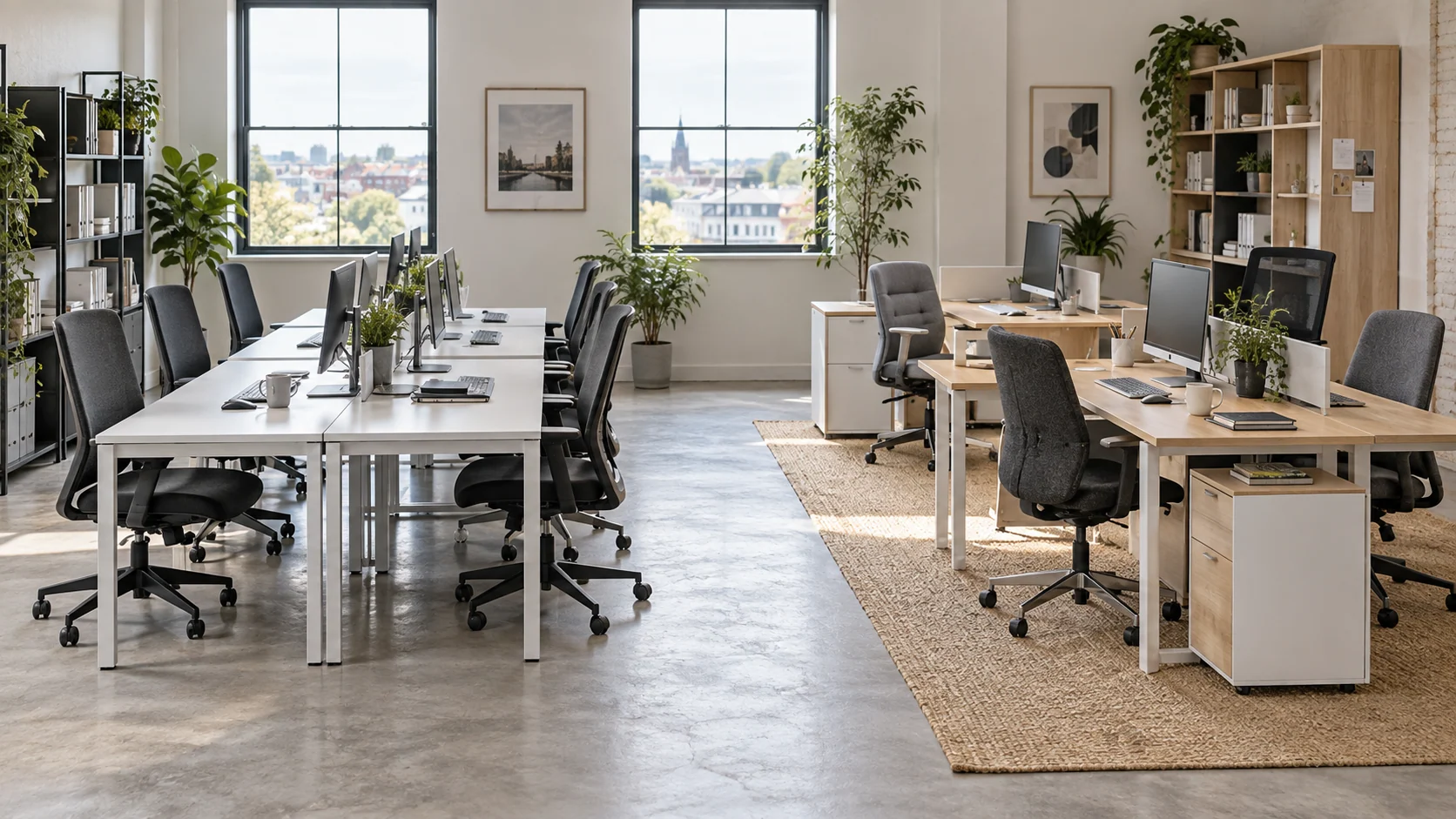Matching vs mixed office furniture: consistency without replacing everything