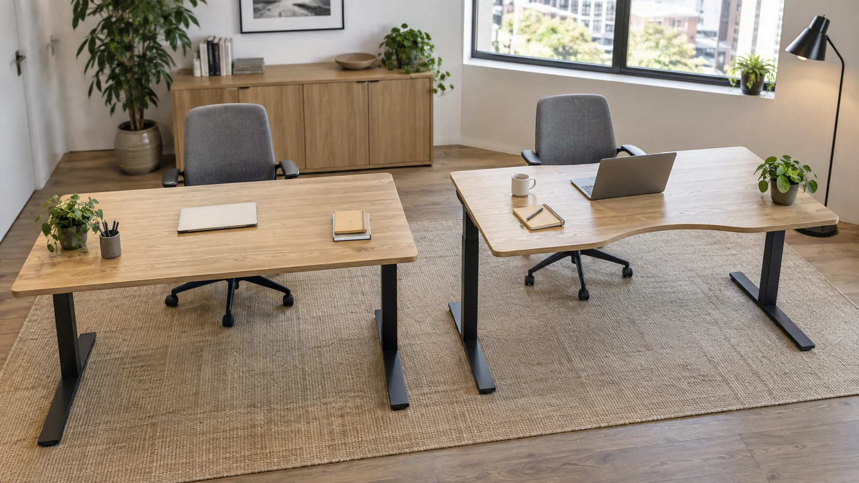 Rectangular desks vs wave desks: does the extra curve earn its space?