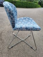 Chrome Coffee Table + 3x Edge Modern Breakout Fabric Tub Chairs - Office Lounge - Image 8