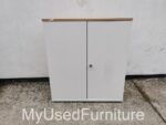 Storage Office Cupboard Lockable with Double Doors and 2 Adjustable Shelves - Image 30