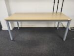 Rectangular Wooden Office Desk Meeting Table Maple Workstation - 180cm