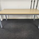 Rectangular Wooden Office Desk Meeting Table Maple Workstation - 180cm