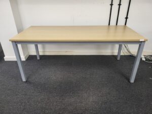 Rectangular Wooden Office Desk Meeting Table Maple Workstation - 180cm