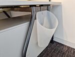 Wave Office Desk Right Hand Workstation + Lockable Mobile Pedestal Cabinet - Image 19