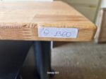 Office Wood Table Rectangular Desk Workstation + Black Mobile Pedestal Cabinet - Image 30