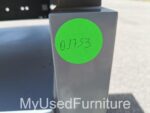 Office Rectangular Desk w/ Cable Hole + Lockable Mobile Drawer Pedestal Cabinet - Image 28