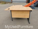 Used L Shape Office Desk Corner Workstation with Lockable Pedestal Drawers - Image 22