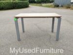 Office Rectangular Desk w/ Cable Hole + Lockable Mobile Drawer Pedestal Cabinet - Image 39
