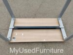 Office Rectangular Desk w/ Cable Hole + Lockable Mobile Drawer Pedestal Cabinet - Image 40