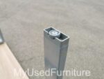 Office Rectangular Desk w/ Cable Hole + Lockable Mobile Drawer Pedestal Cabinet - Image 43