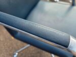 Brunner Executive Meeting Chairs – Set of 10 Leather Medium Back Grey Seats - Image 26