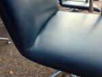 Brunner Executive Meeting Chairs – Set of 10 Leather Medium Back Grey Seats - Image 27