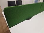 2 Person Bench Office Desk Front-to-Front Compact Workstation with Screen- 100cm - Image 9