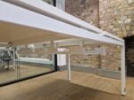 2 Person Bench Office Desk Front-to-Front Compact Workstation with Screen- 100cm - Image 15
