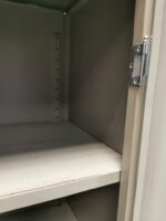 Vintage Howdens Mid Century Industrial Steel Cabinet Lockable Office Cupboard - Image 13