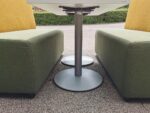 Booth Seating Office Sofa 4-Person Reception High Yellow Back Green Seat Unit - Image 19