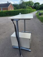 Electric Sit Stand Desk + Deep Lockable Pedestal by Assman Canvaro - 160x80 - Image 24