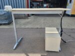 Electric Sit Stand Desk + Deep Lockable Pedestal by Assman Canvaro - 160x80 - Image 27