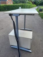 Electric Sit Stand Desk + Deep Lockable Pedestal by Assman Canvaro - 160x80 - Image 30