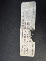 Senator Trillipse Cantilever Blue Chairs Black Arm Chrome Frame - Set of 5 - Image 7