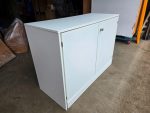 2 Door Cupboard White Lockable Modern Cabinet - Fast UK Delivery - Image 10