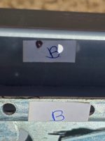 Double 2 Person White Bench Desk Back-to-Back Workstation with Cable Ports - Image 13