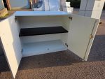 2 Door Storage Cupboard White Lockable Cabinet with Adjustable Shelf-UK Delivery - Image 5