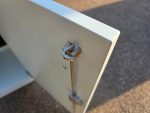 2 Door Storage Cupboard White Lockable Cabinet with Adjustable Shelf-UK Delivery - Image 10