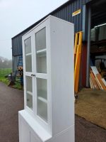 IKEA Glass Display Cabinet with Base Cupboard - Kitchen Storage Combination - Image 9