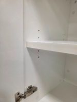 2 Door Storage Cupboard White Lockable Adjustable Shelf Office Cabinet - Image 8