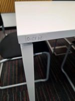 Kinnarps White Meeting Table Rectangular Conference Desk + 5 Cantilever Chairs - Image 8