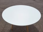 Used Eames Style Eiffel Dining / Meeting Table – 120 cm Round Modern Design - Image 4