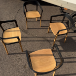 Magis Steelwood Chair by Bouroullec – Dining / Meeting Chairs - Set of 4 Chairs