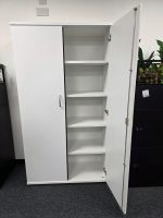 Kinnarps White Lockable Office Storage Cupboard Adjustable Shelves Cabinet - Image 2