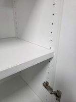 Kinnarps White Lockable Office Storage Cupboard Adjustable Shelves Cabinet - Image 3