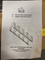 5 Bike/CycleRack Floor or Wall Mounted Heavy Steel Holder - Image 6