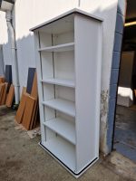 Used Open Storage Cabinet White Tall Shelving Cupboard - Fast UK Delivery ! - Image 3