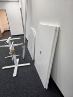 Kinnarps Large Boardroom Meeting Table w/ 10 Stacking Black Fabric Chairs - Set - Image 11