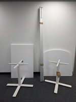 Kinnarps Large Boardroom Meeting Table w/ 14 Stacking Black Fabric Chairs - Set - Image 10