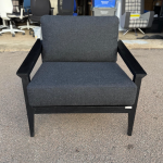 Case Stanley Armchair by Matthew Hilton - Reception Office Grey Fabric Chair