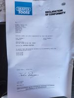 Draper D20 20V Brushless Sliding Compound Mitre Saw 185mm Single Bevel Bare Tool - Image 7