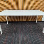 Used Modern Office Desk with Cable Management - 160x80cm Rectangular Workstation