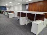Electric Double Desk Height Adjustable 4 Person Workstation - 2 Office Desks - Image 2