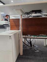 Electric Double Desk Height Adjustable 4 Person Workstation - 2 Office Desks - Image 4