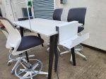 Steelcase Be-Free High Table 160cm + 4 Cobi Chairs – Collaborative Office Set - Image 2