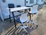 Steelcase Be-Free High Table 160cm + 4 Cobi Chairs – Collaborative Office Set - Image 7
