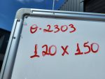 Double Sided Whiteboard with Stand 150cm x 120cm Magnetic Board on Wheels - Image 2