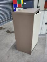 BISLEY Storage Brown Cupboard – Medium Size Lockable Office Cabinet with Shelf - Image 8